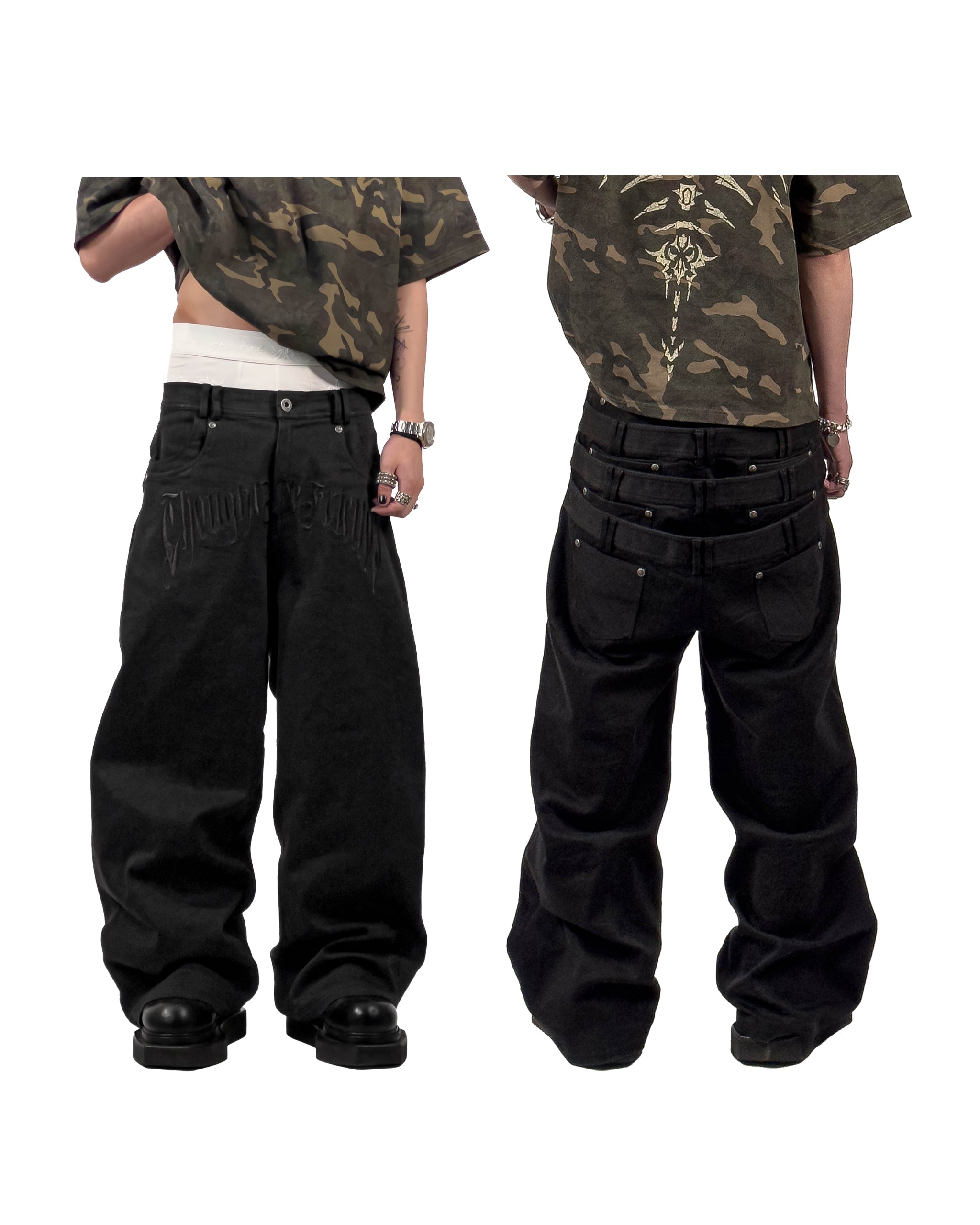 thoughtwefriends NEVERLEFT001 パンツ NEVERLEFT 1.5